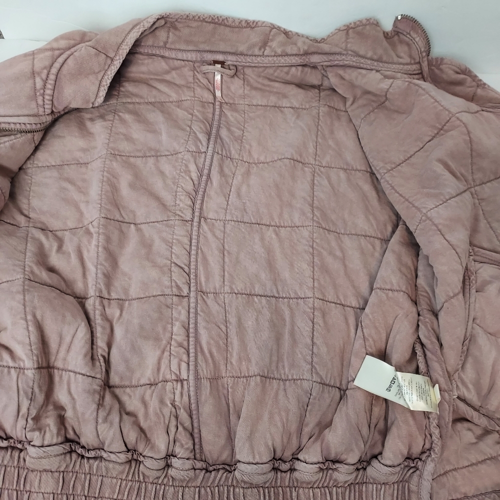 Free People Dolman Quilted Knit Jacket Oversized Medium - Picture 15 of 16